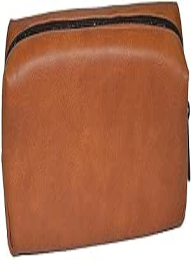 Penguin Zipped Pencil Case lethar - 6 * 8 * 22 - Brown
